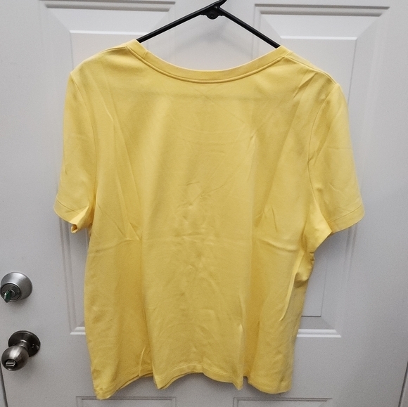 2 White Stag‎ Short Sleeve Tops Gold and Yellow  XL 16-18 - Picture 6 of 7